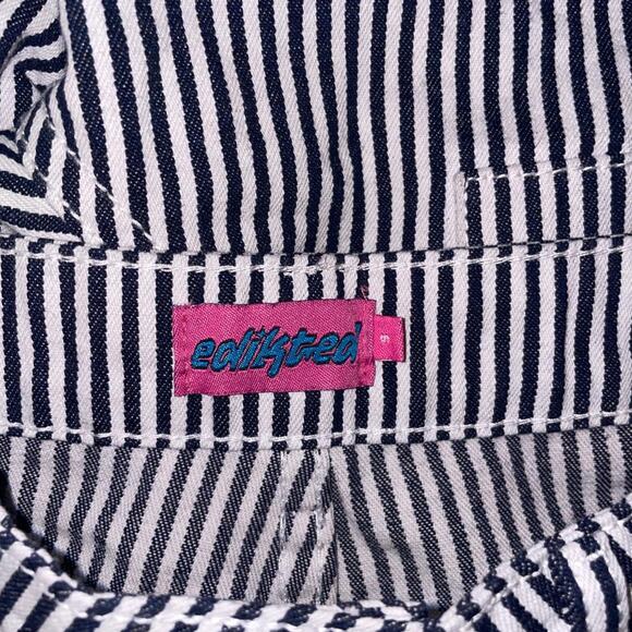 Blue and White Striped Cargo Pants - Picture 6 of 6